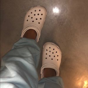 White Crocs